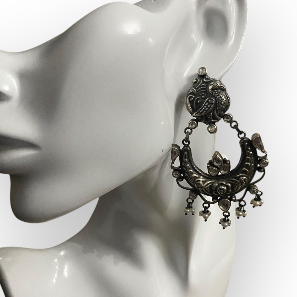 142 Sterling Silver Bird Earrings
